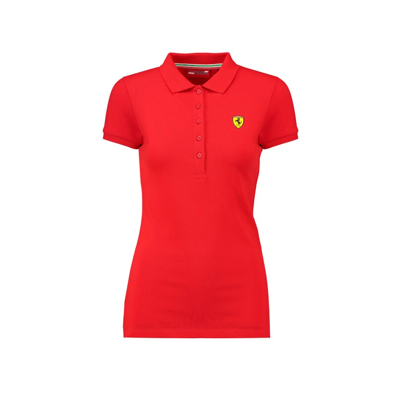 Playera Polo Mujer Clásica Scuderia Ferrari