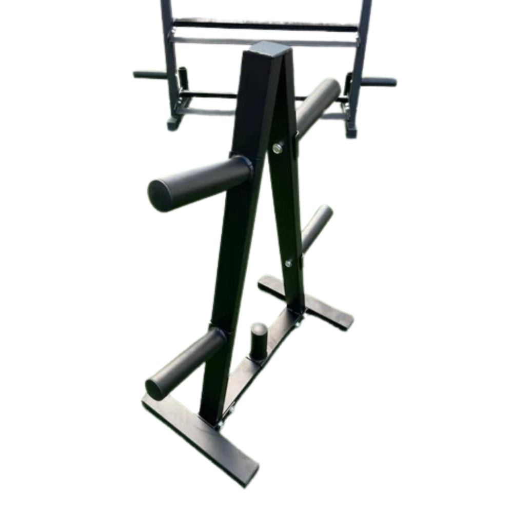 Rack triangular para discos olímpicos 