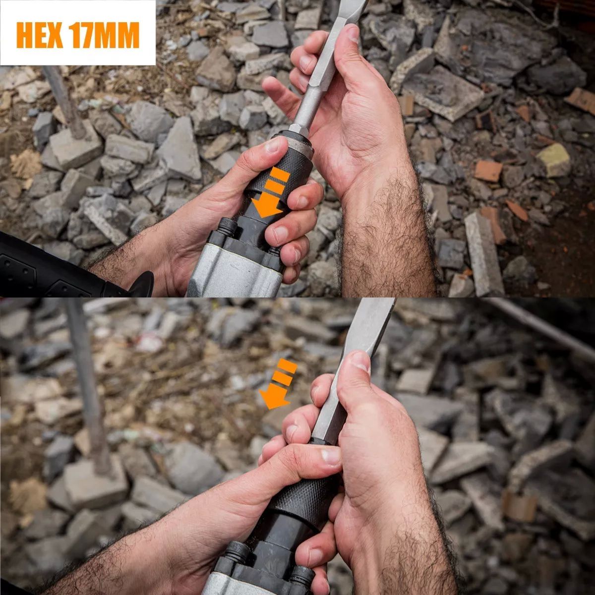 Martillo Demoledor Cincelador Anirona Hex.17 1500w 18j Dh47.