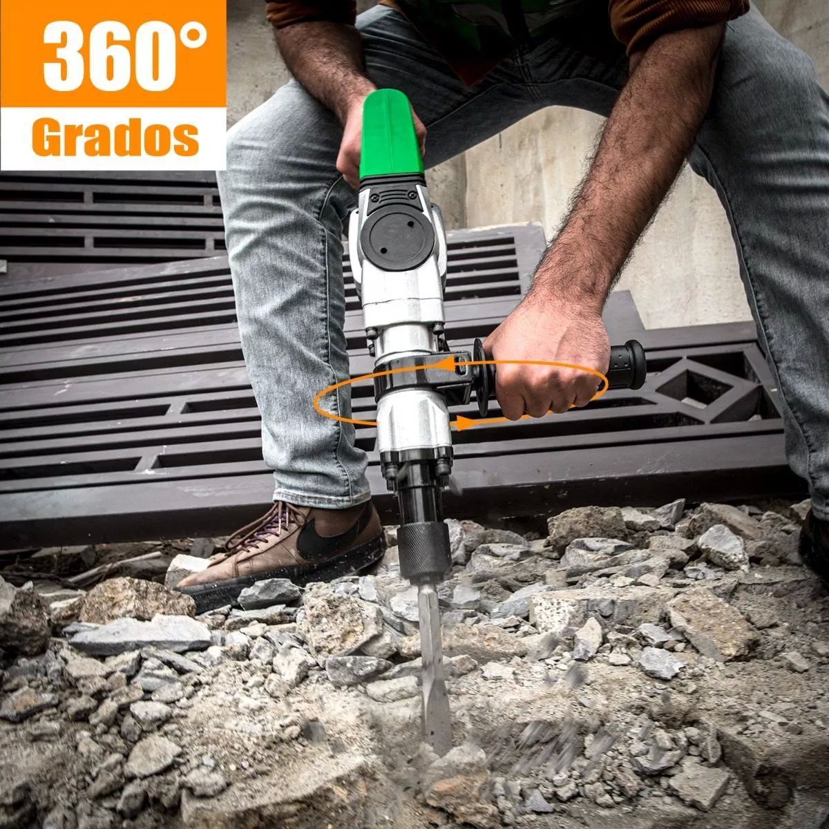 Martillo Demoledor Cincelador Anirona Hex.17 1500w 18j Dh47.