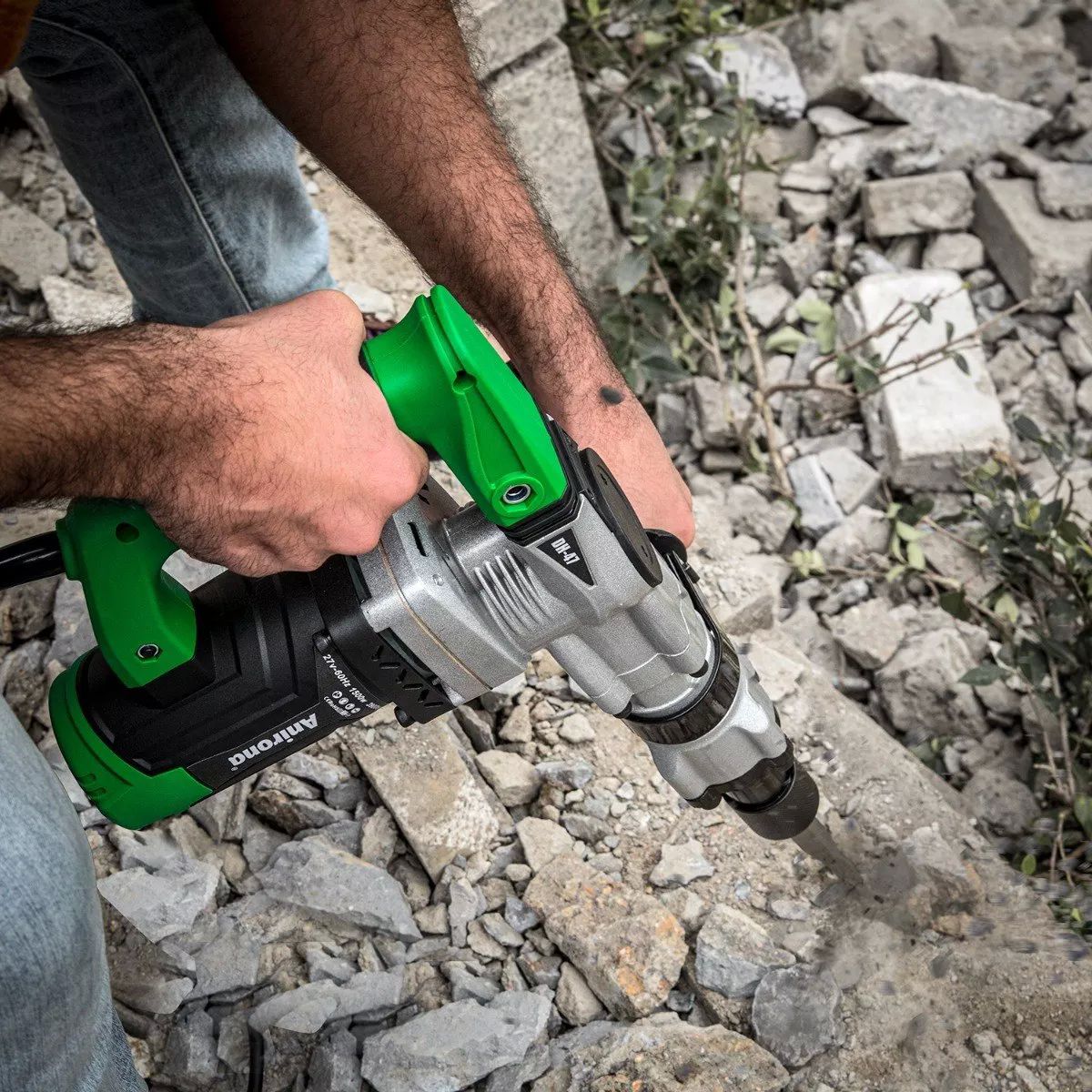 Martillo Demoledor Cincelador Anirona Hex.17 1500w 18j Dh47.