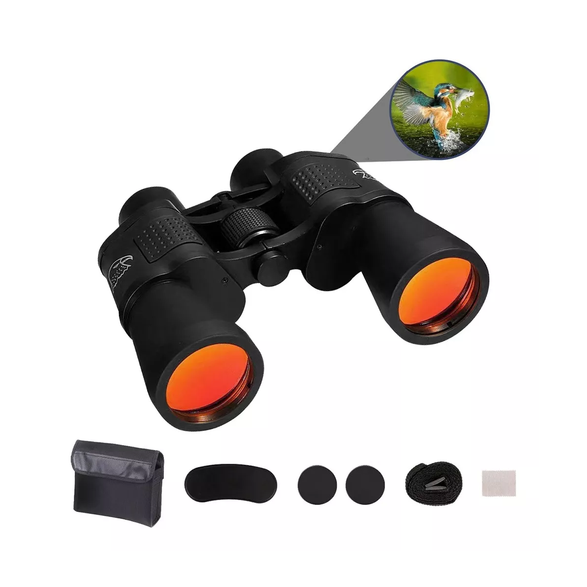 Binoculares Profesionales Bak4 Prisma Fmc Lente 80x80 Hd