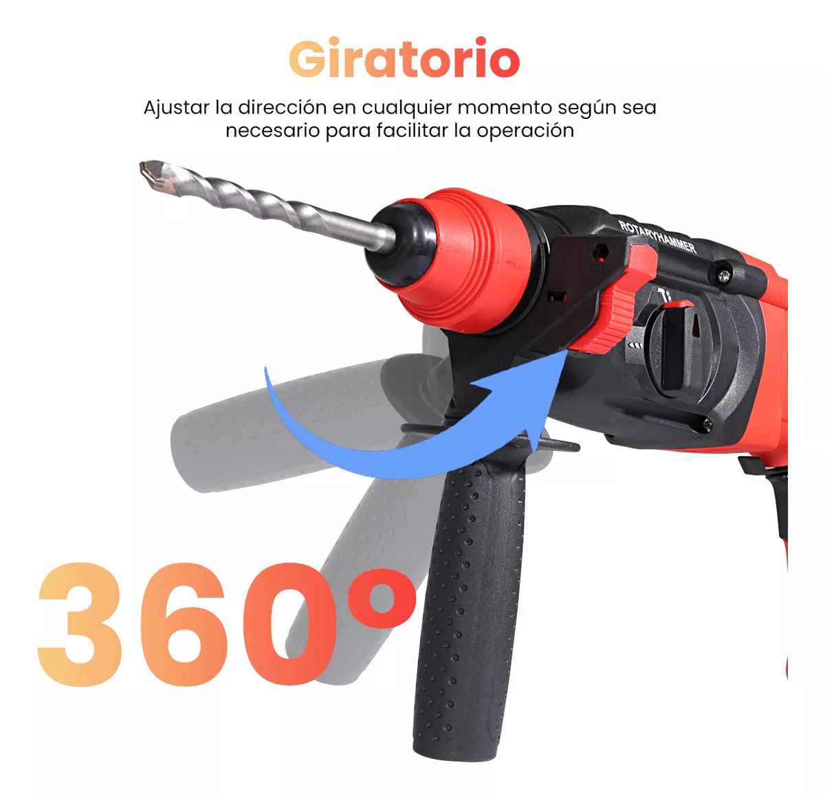Rotomartillo Taladro Cincelador Multifuncional 800w 26mm