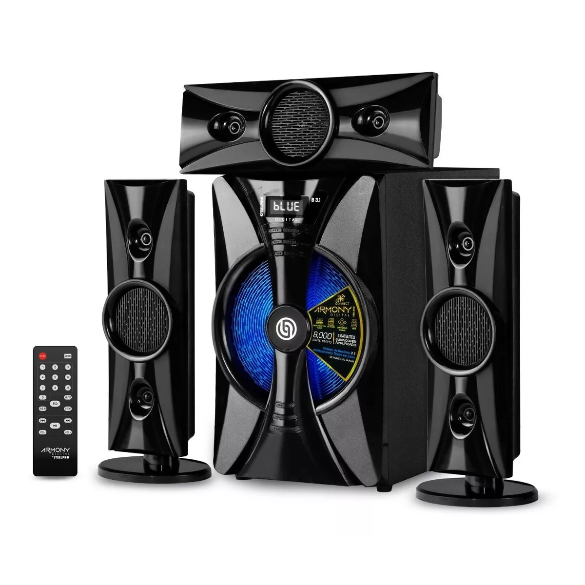 Minicomponente Home Theater 8,000 W - Armony - b3.1