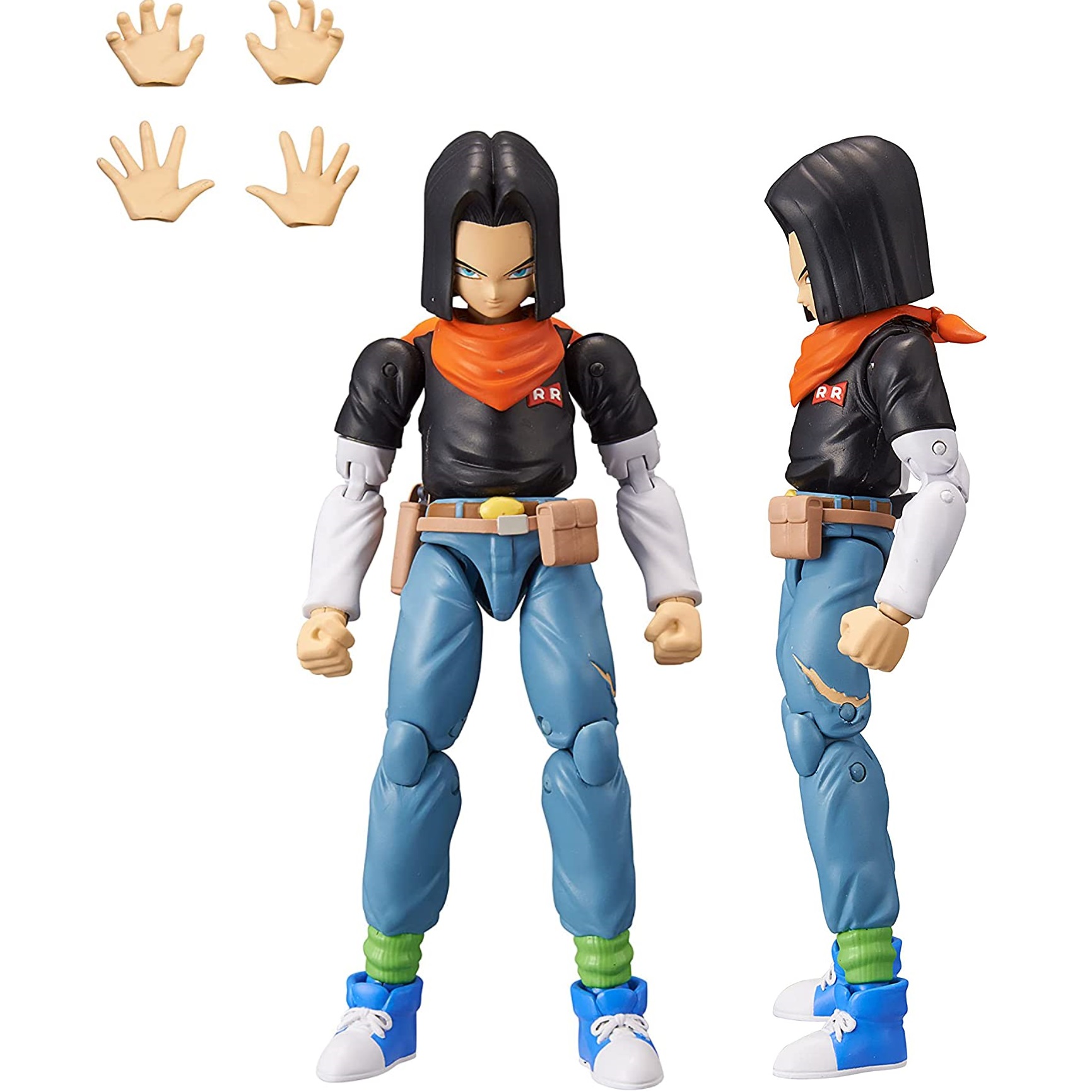 Androide 17 Dragon Stars  Poseable Figure Dragon Ball Z Dragon Ball Super
