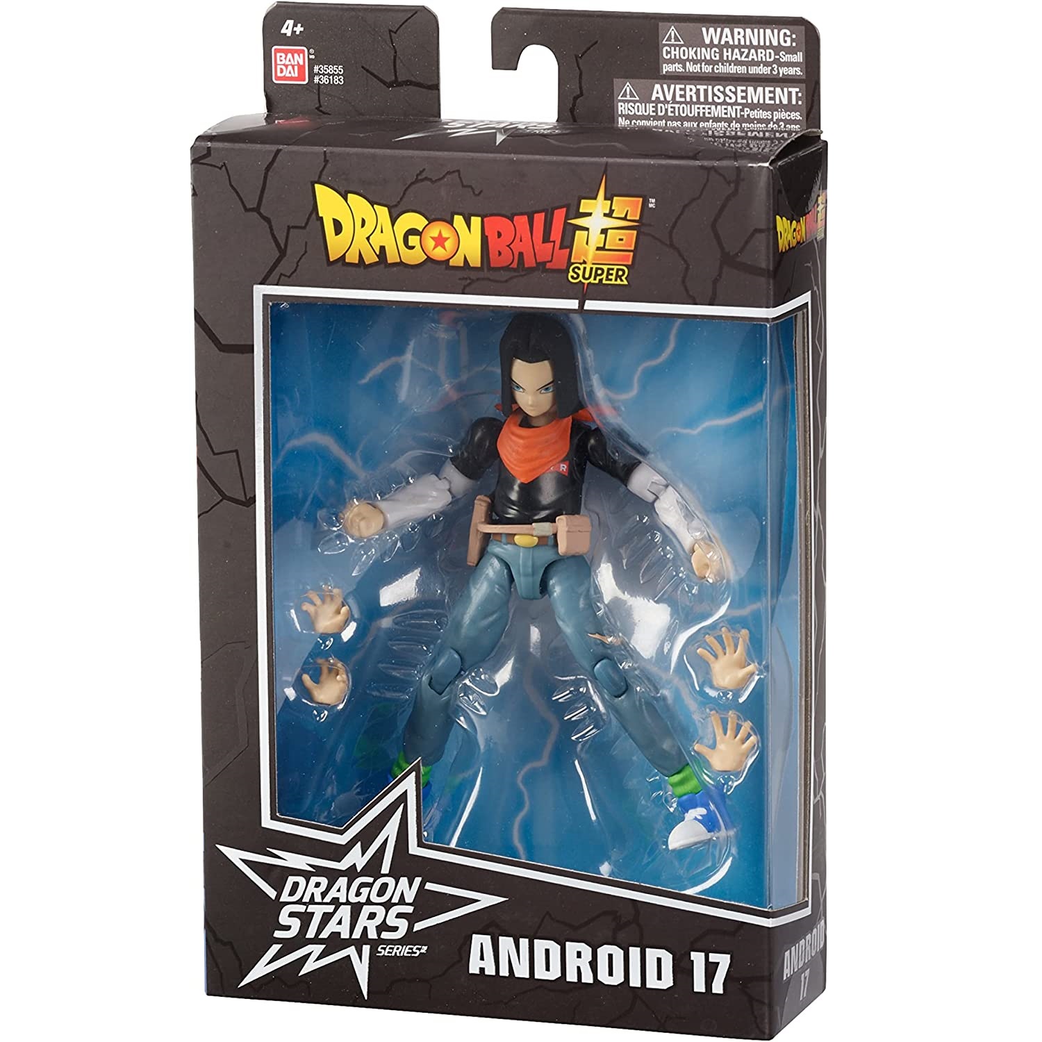 Androide 17 Dragon Stars  Poseable Figure Dragon Ball Z Dragon Ball Super