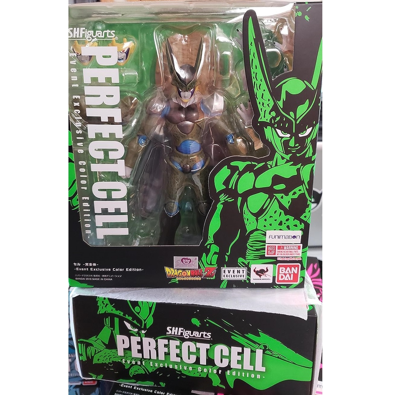ORIGINAL PERFECT CELL S.H. FIGUARTS SDCC 2018 EXCLUSIVE COLOR EDITION Dragon ball Z