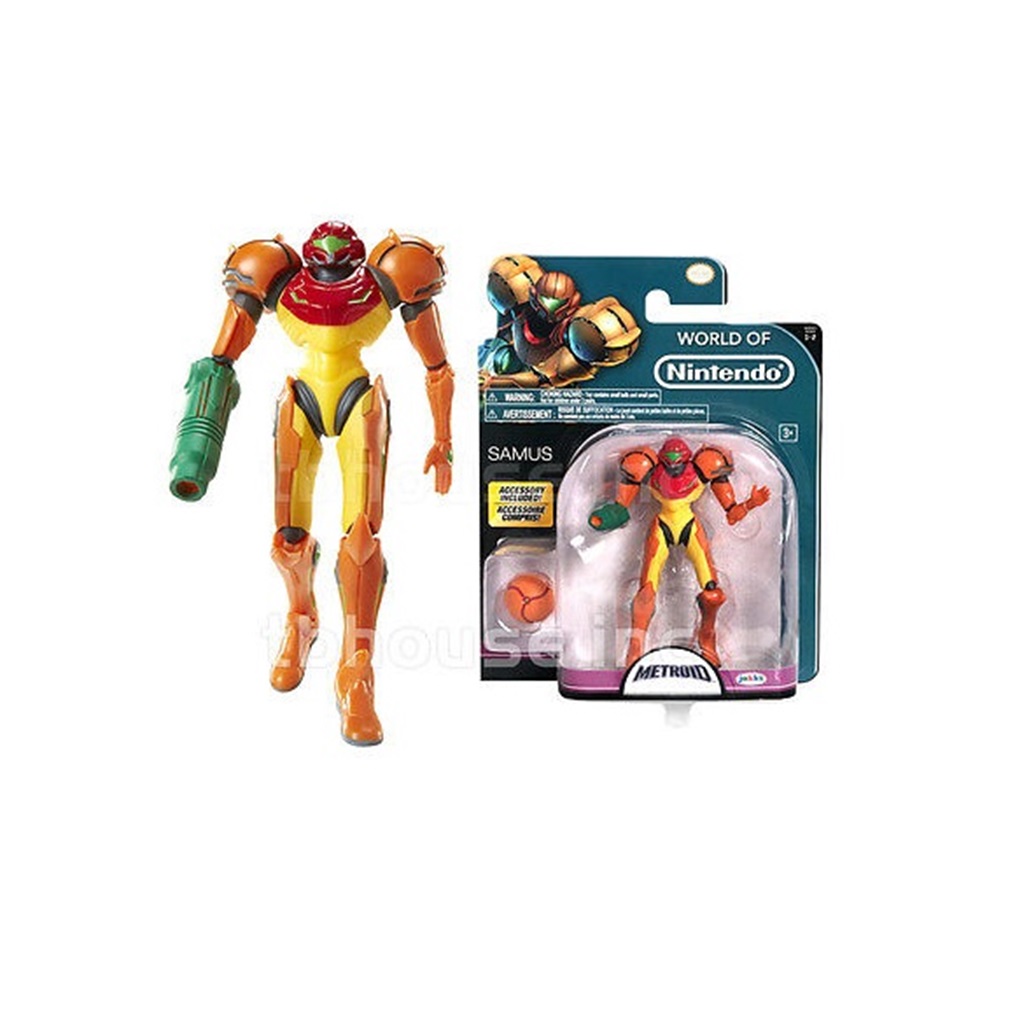 SAMUS Metroid World Nintendo 2014 4" Jakks Pacific nuevo Descontinuado