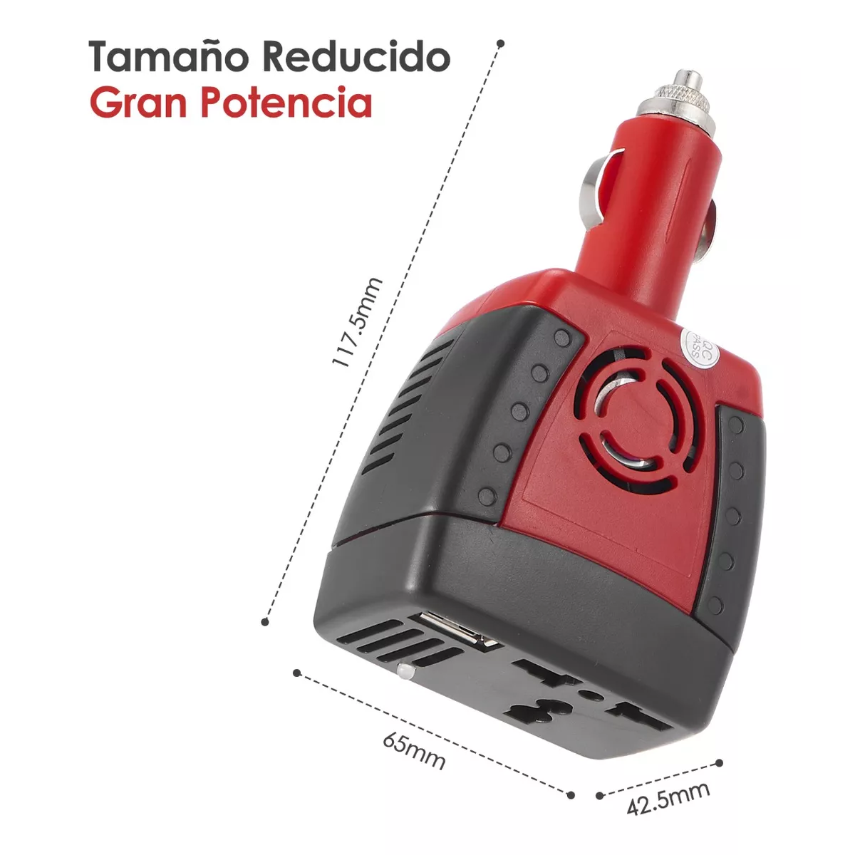 Convertidor Corriente,inversor De Corriente Para Auto 110v