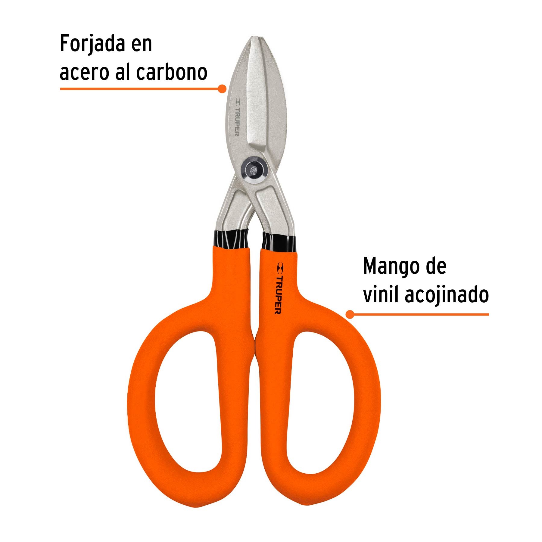 TIJERA PARA HOJALATERO 8", TRUPER 18500