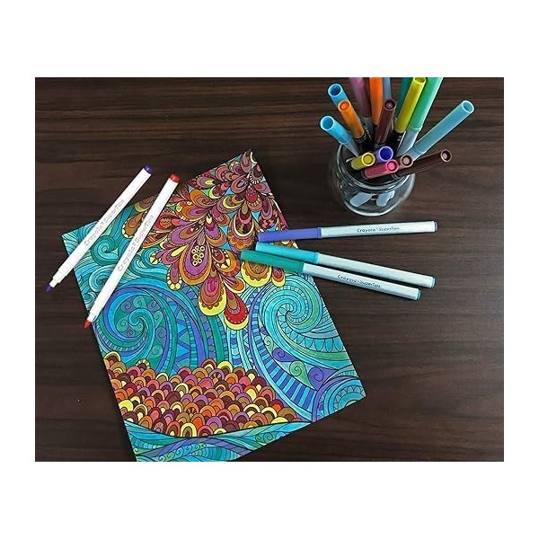 Super Tips Pastel, Marcadores Crayola, 12 Piezas