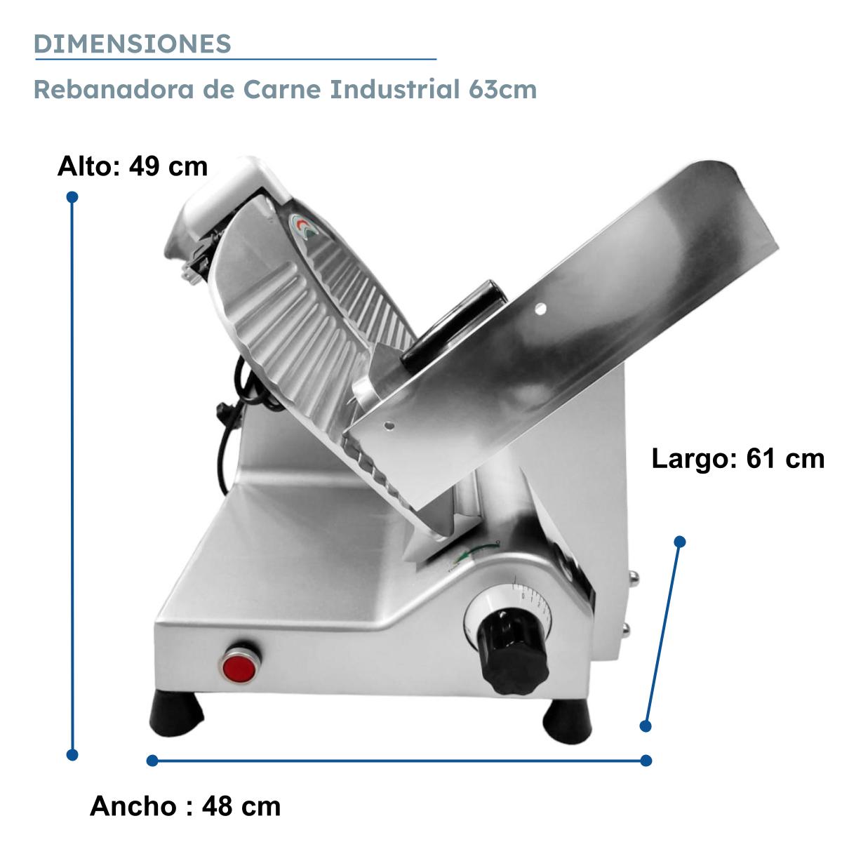Rebanadora Industrial 300 Cortadora Embutidos Jamon Shorbull.