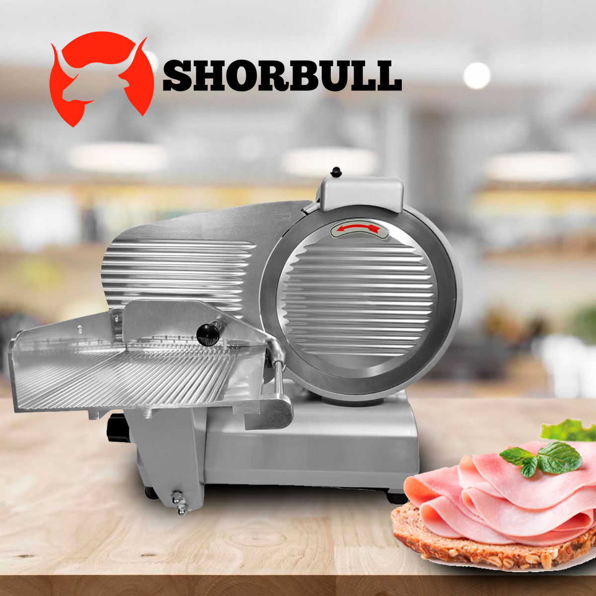 Rebanadora Industrial 300 Cortadora Embutidos Jamon Shorbull.