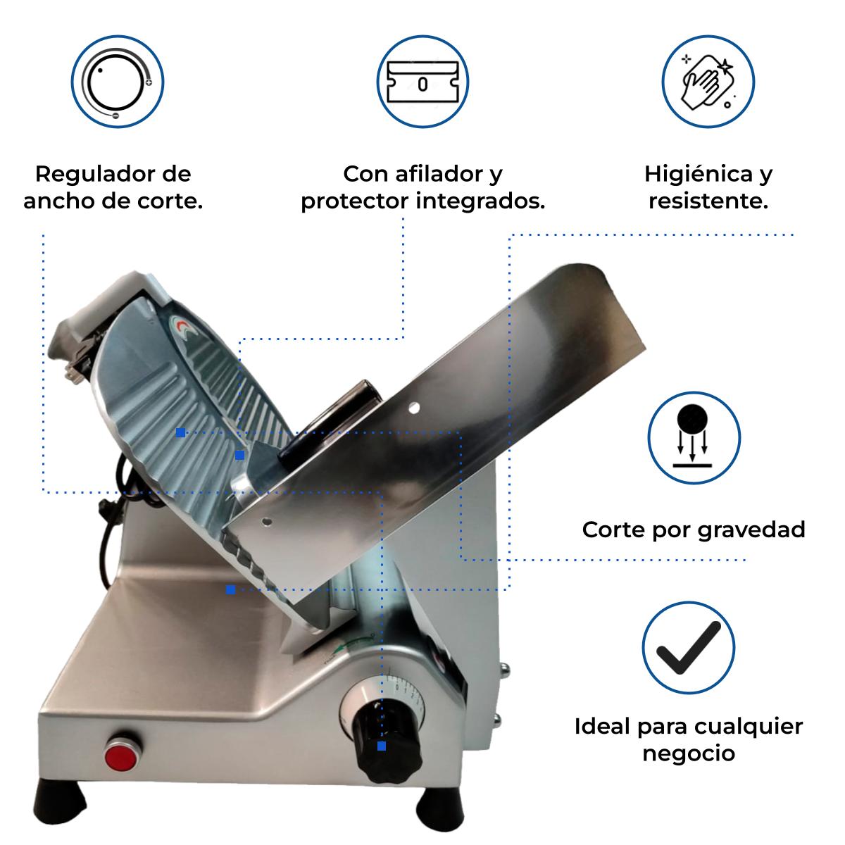 Rebanadora Industrial 300 Cortadora Embutidos Jamon Shorbull.