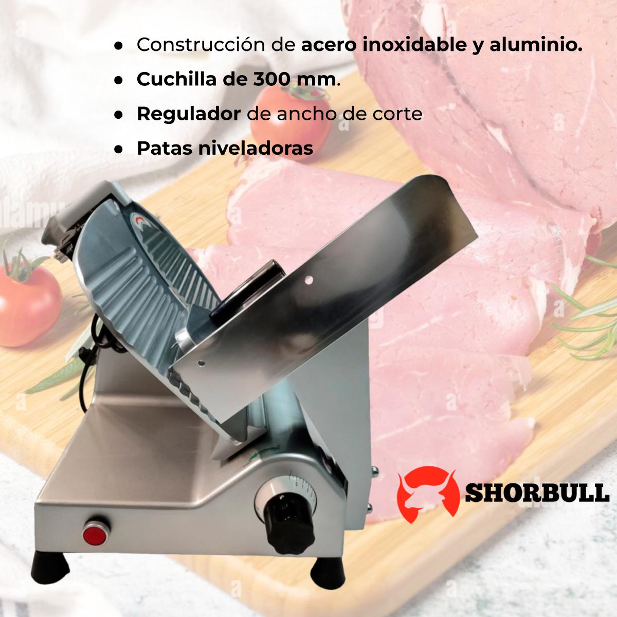 Rebanadora Industrial 300 Cortadora Embutidos Jamon Shorbull.