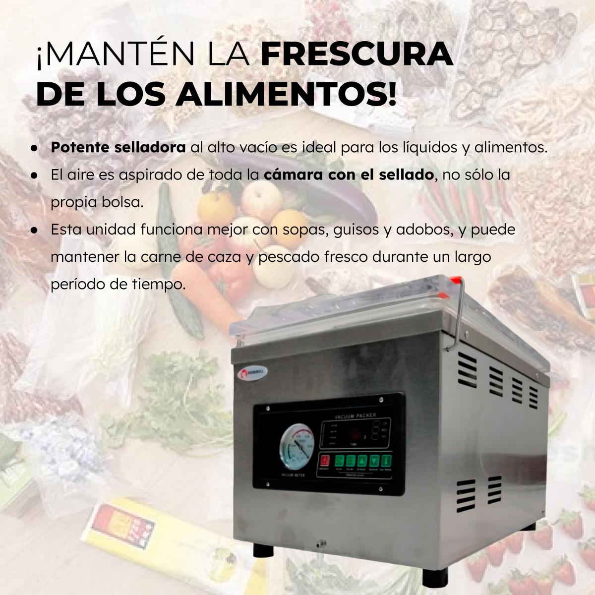 Maquina Empacadora Alto Vacio 260 Camara Selladora Shorbull