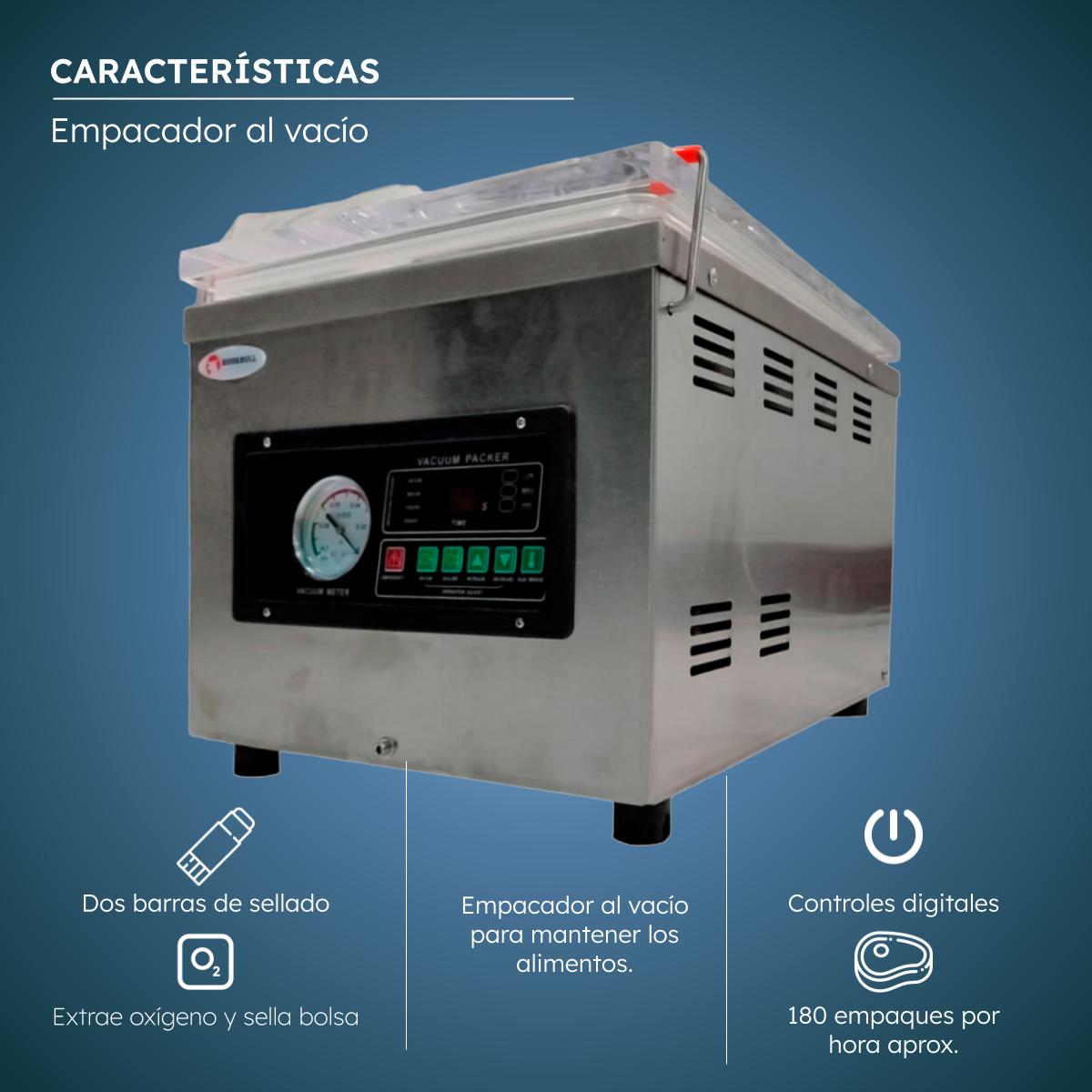 Maquina Empacadora Alto Vacio 260 Camara Selladora Shorbull
