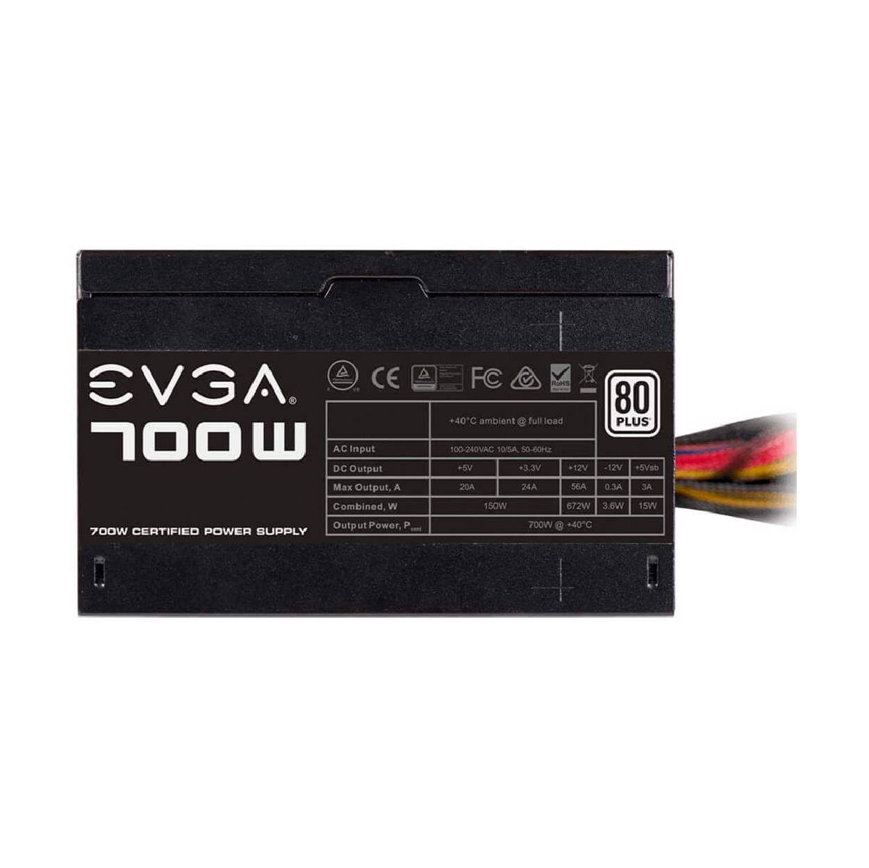 FUENTE DE PODER EVGA 7000 W, 80+ BRONZE 700W