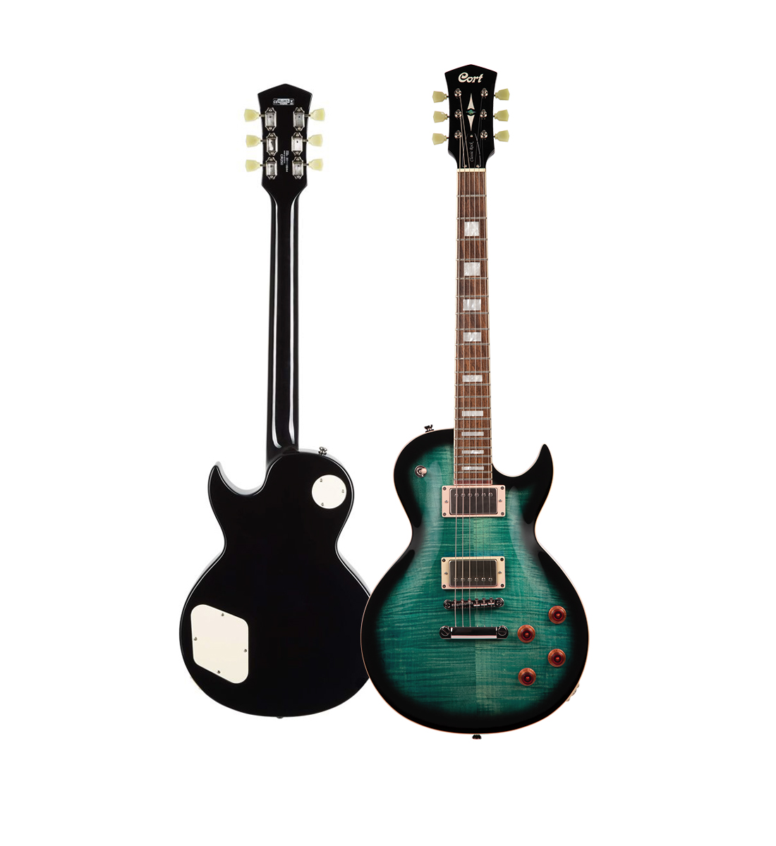 Guitarra Eléctrica Cort CR250 Azul Sombreado