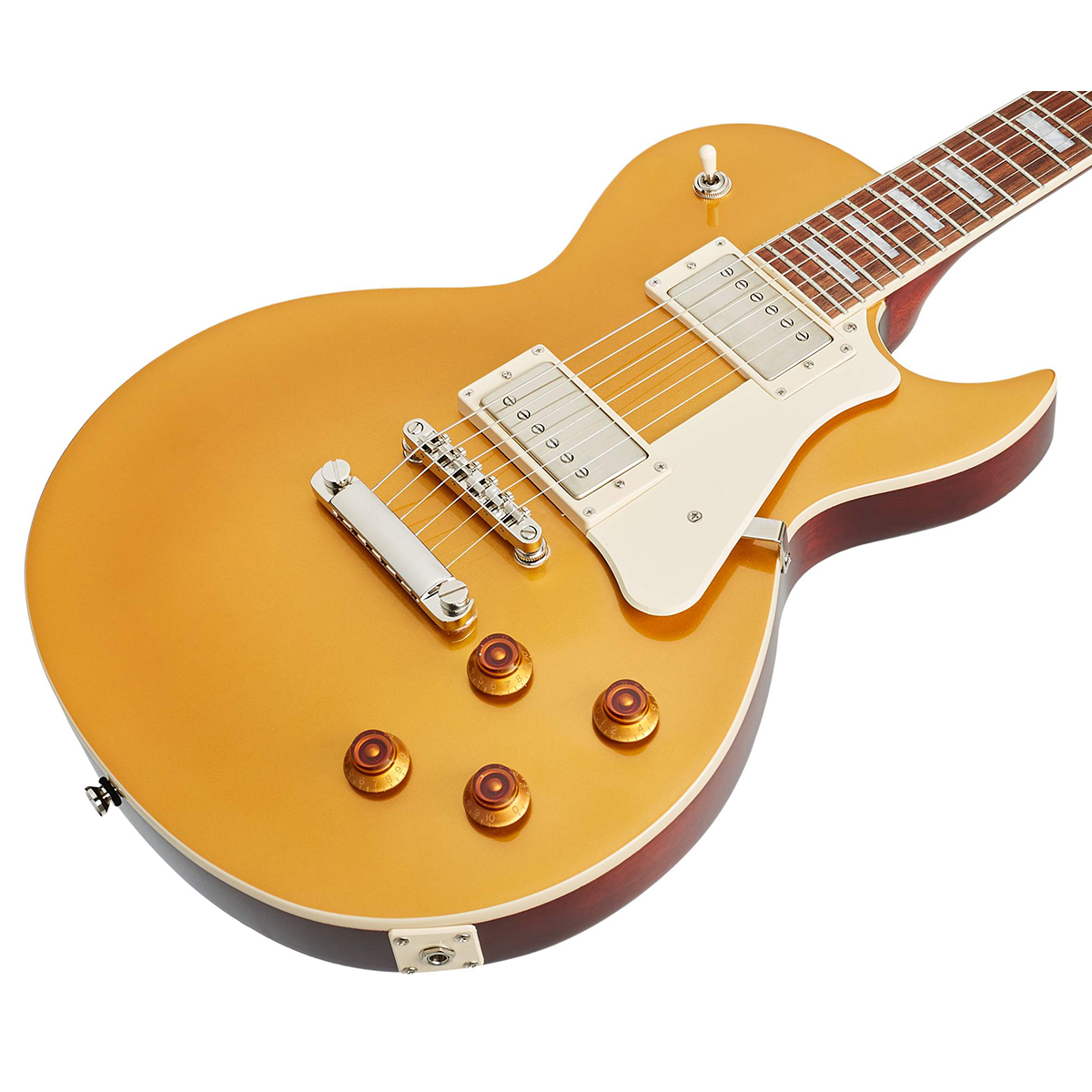 Guitarra Eléctrica Cort CR200 Classic Dorada