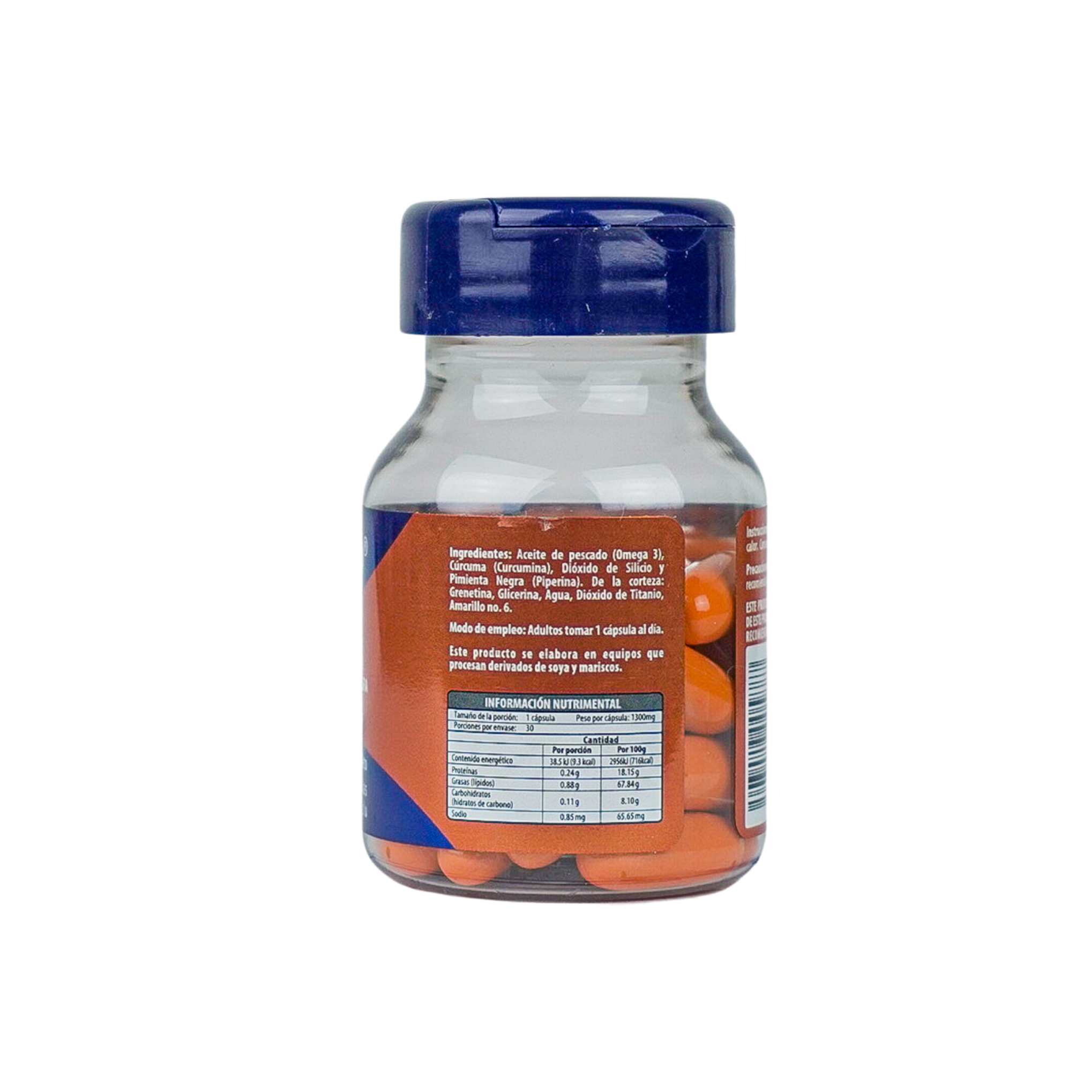 Naturagel | Cúrcuma, Curcumina con Pimienta Negra y Omega 3 | Potente Antiinflamatorio Natural