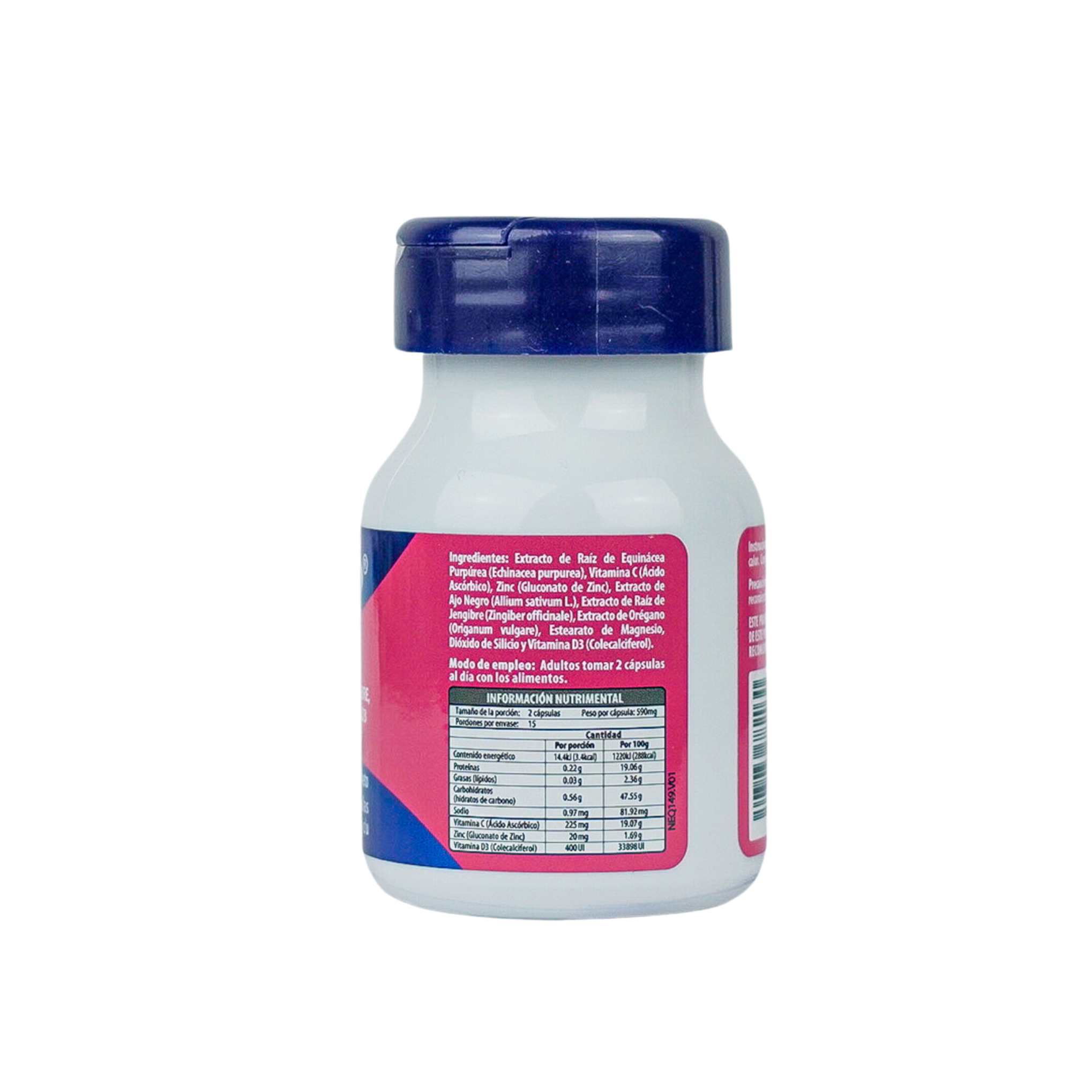 Naturagel | Equinácea con Vitamina C, Ajo Negro, Jengibre, Orégano, Zinc y Vitamina D | Refuerzo Inmunológico