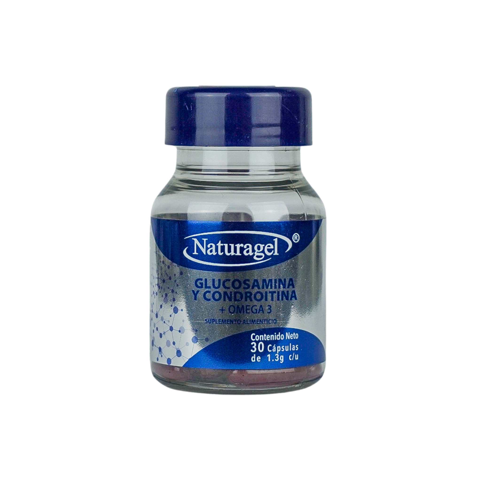 Naturagel Glucosamina y Condroitina con Omega 3 Soporte