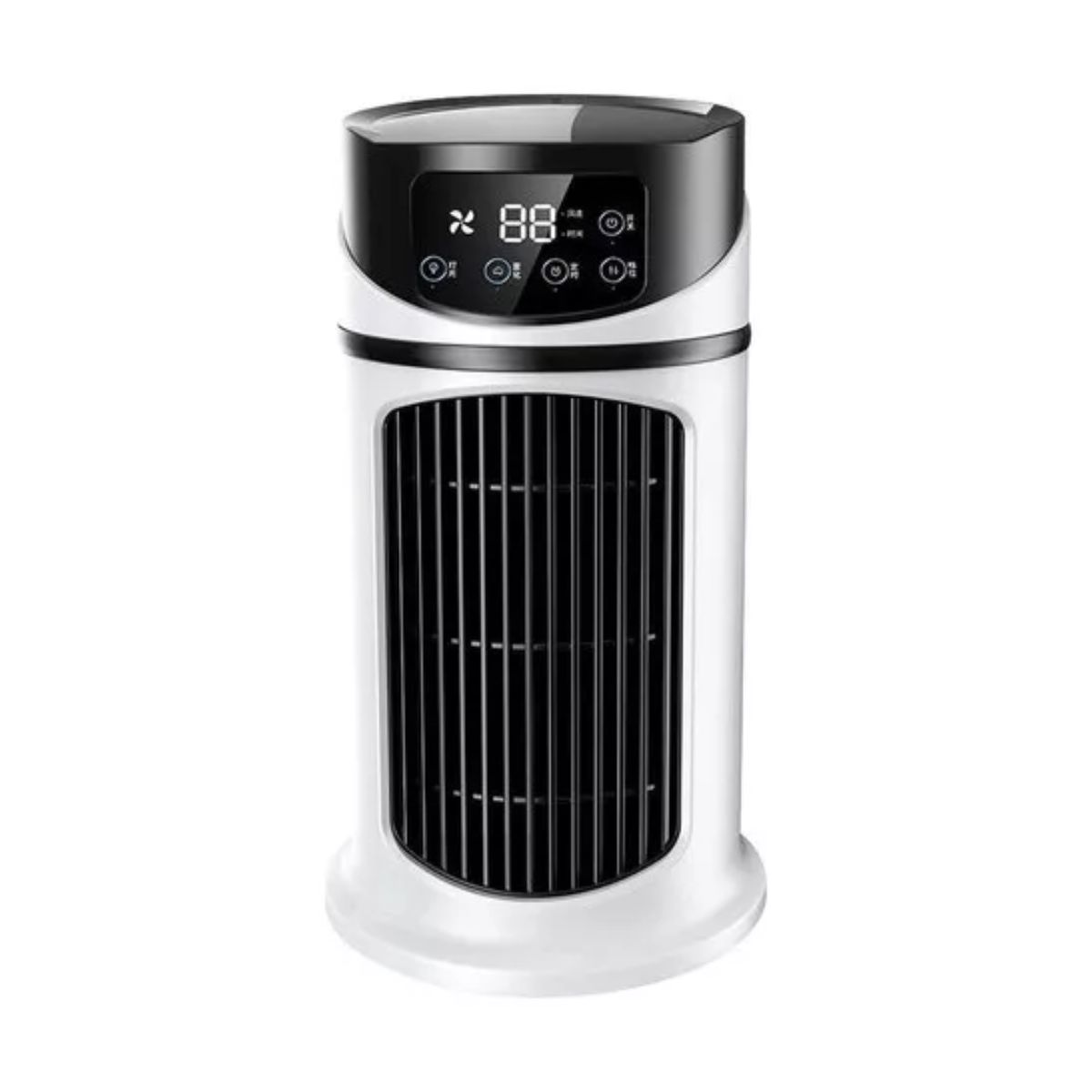 Ventilador De Aire Acondicionado Portátil Mini Usb Blanco/Negro
