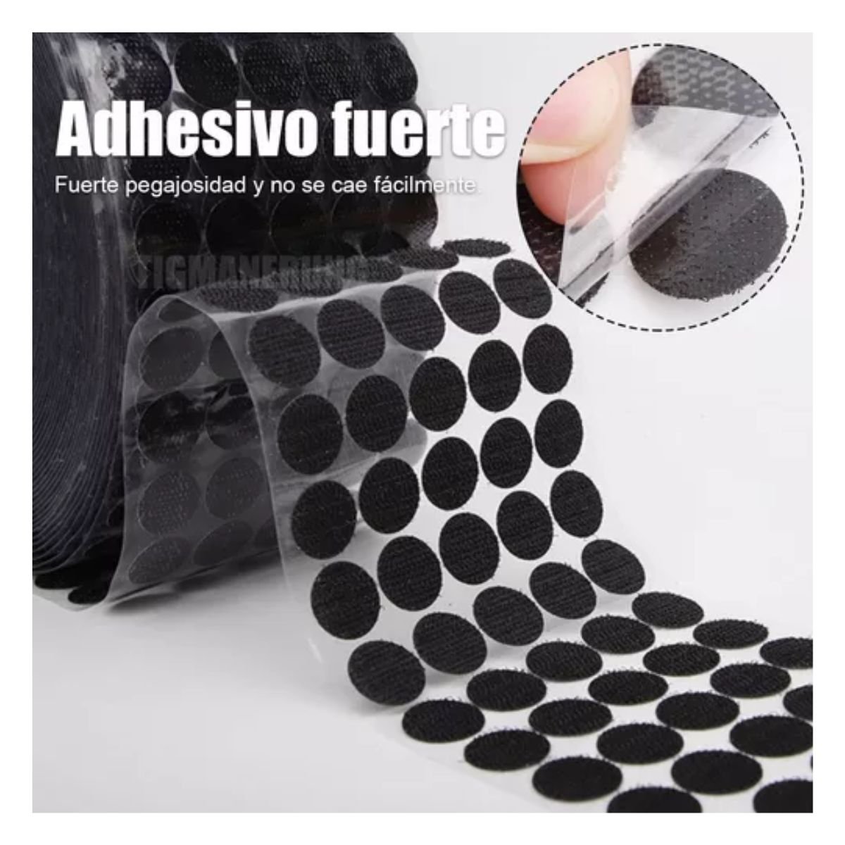 Velcro Contactel Adhesivo Autoadherible Redondo 500 Pares –