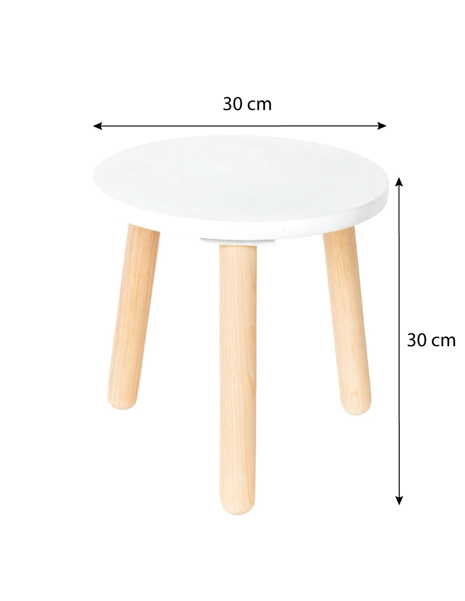 Banquito De Madera Para Niños | Arcoíris