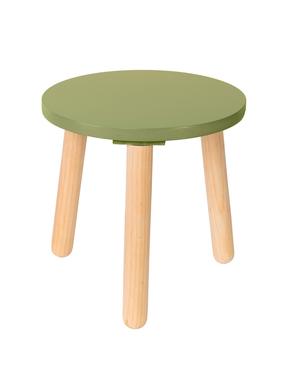 Banquito De Madera Para Niños | Arcoíris