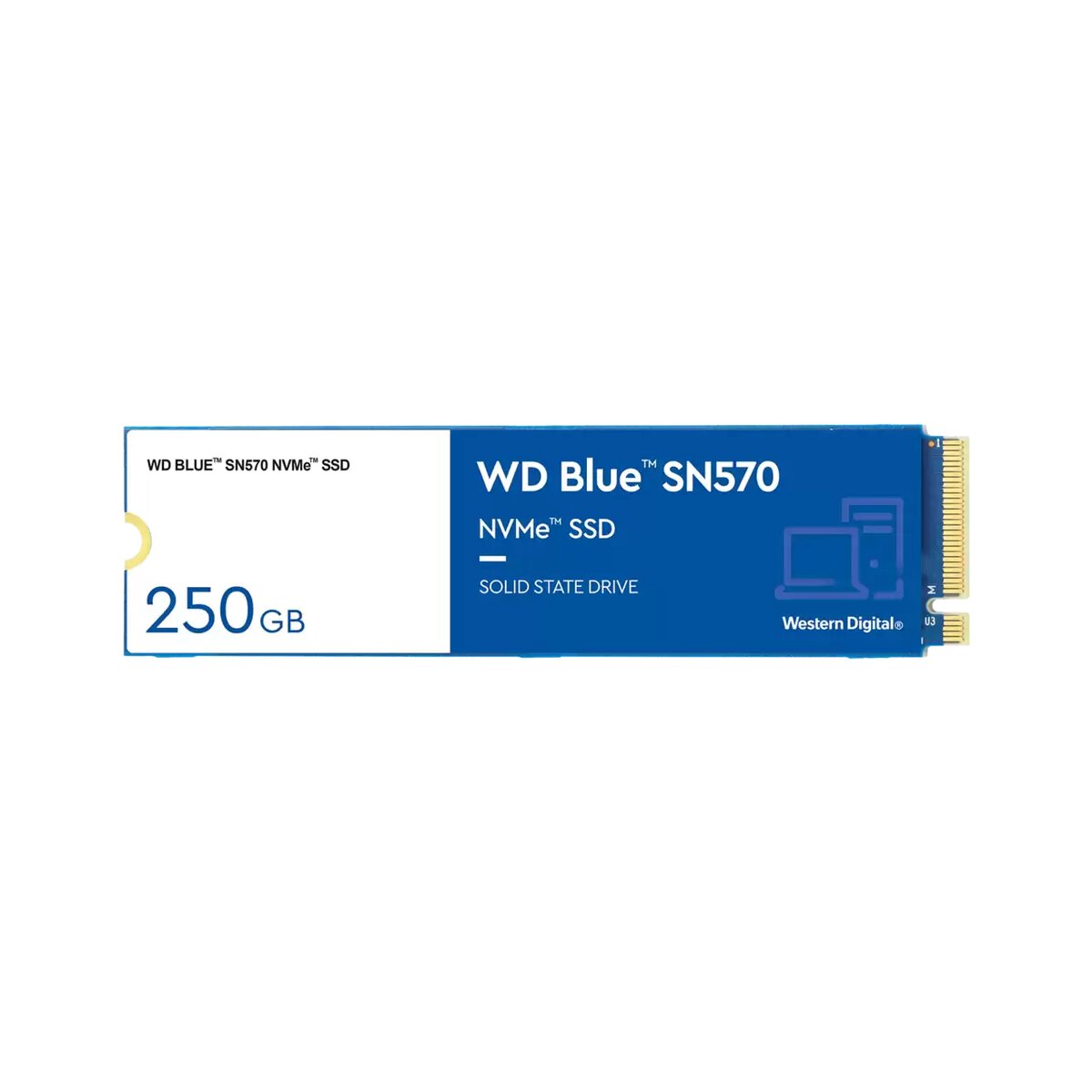 SSD Western Digital WD Blue SN570 NVMe, 250GB, PCI Express 3.0, M.2