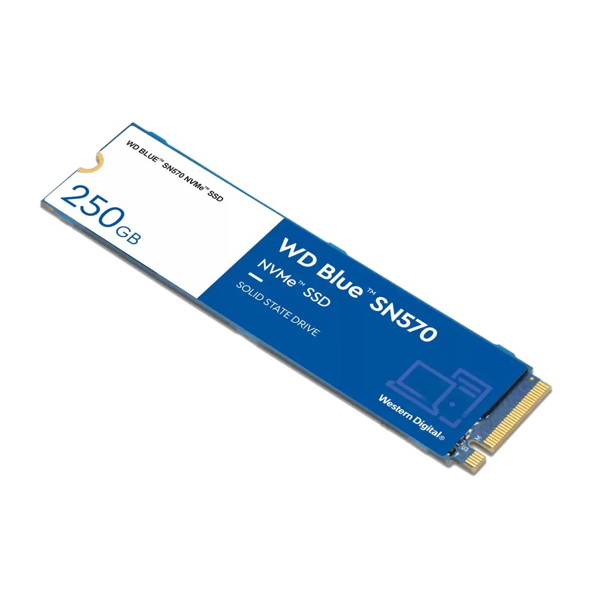 SSD Western Digital WD Blue SN570 NVMe, 250GB, PCI Express 3.0, M.2