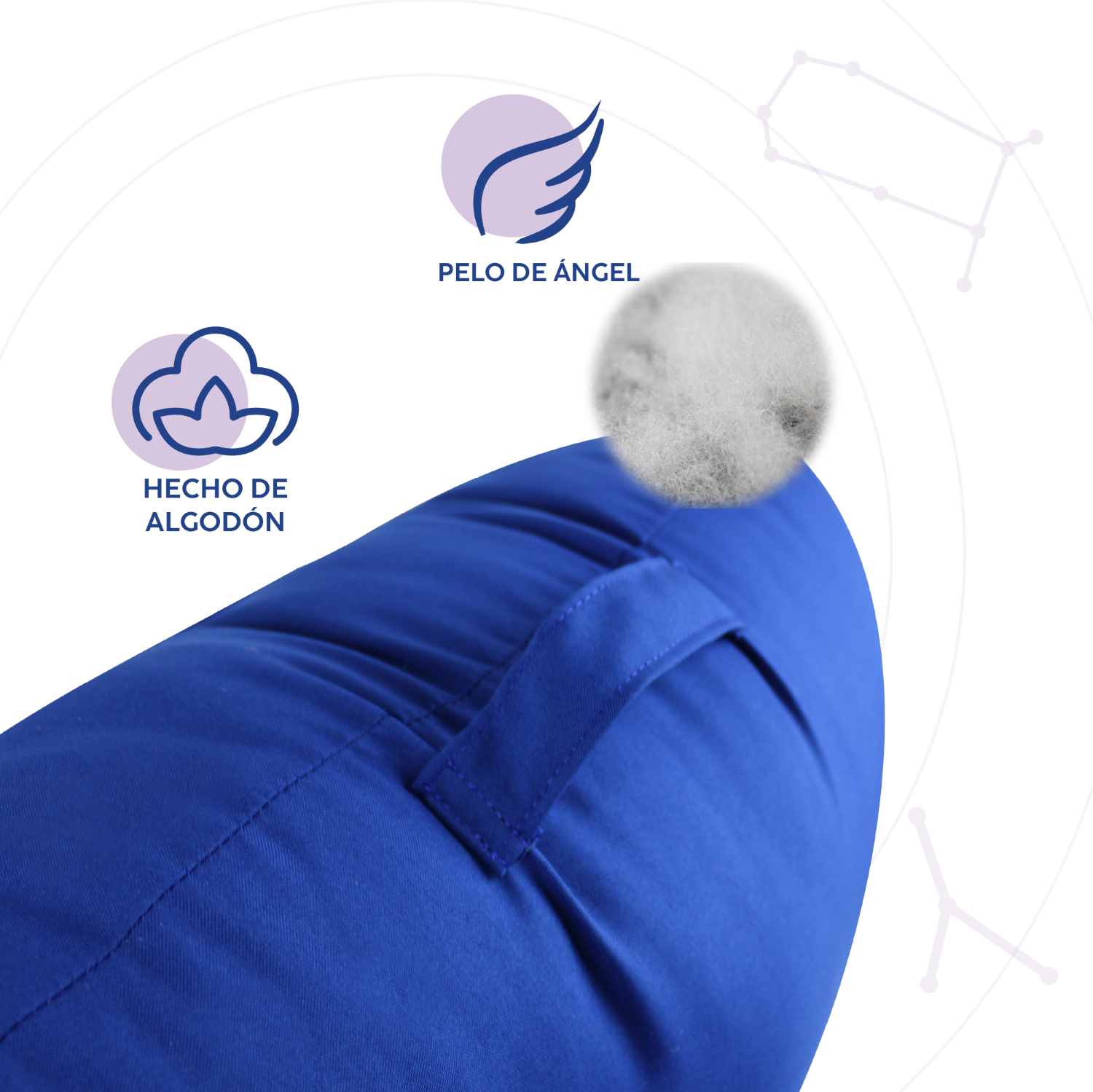 Cojin almohada descanso lumbar resapaldo para cama