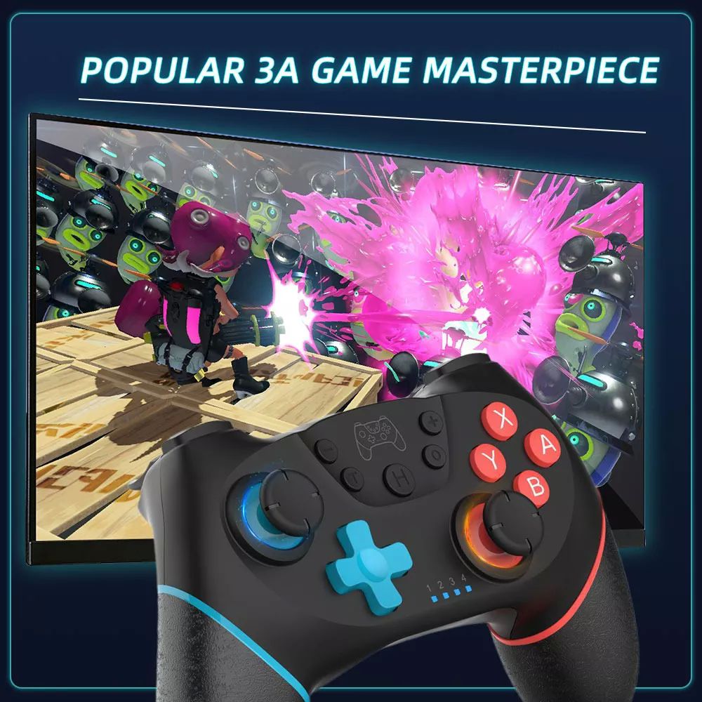 Control Inalámbrico Gamepad Para Nintendo Switch Y Pc