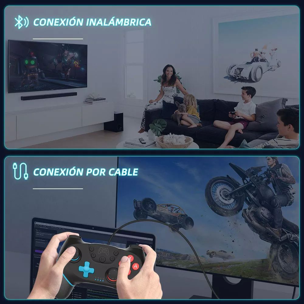 Control Inalámbrico Gamepad Para Nintendo Switch Y Pc