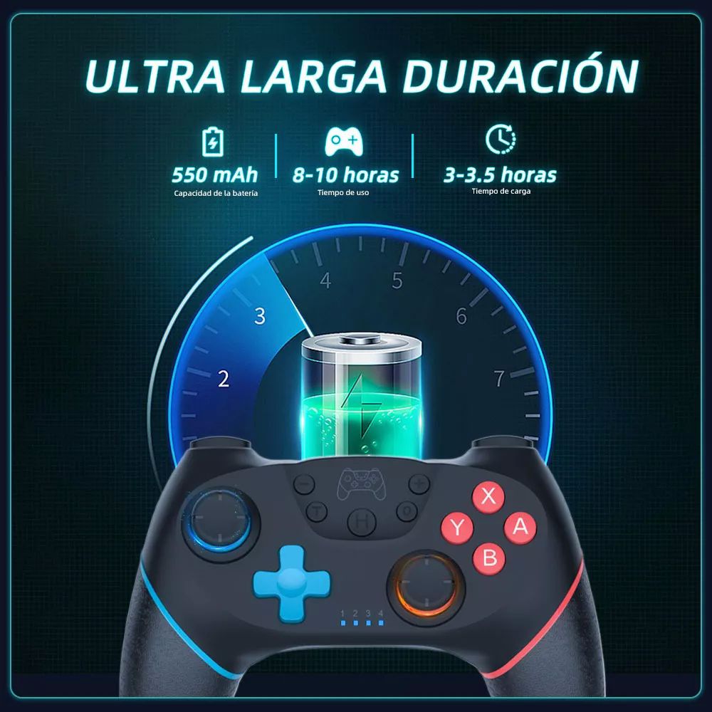 Control Inalámbrico Gamepad Para Nintendo Switch Y Pc