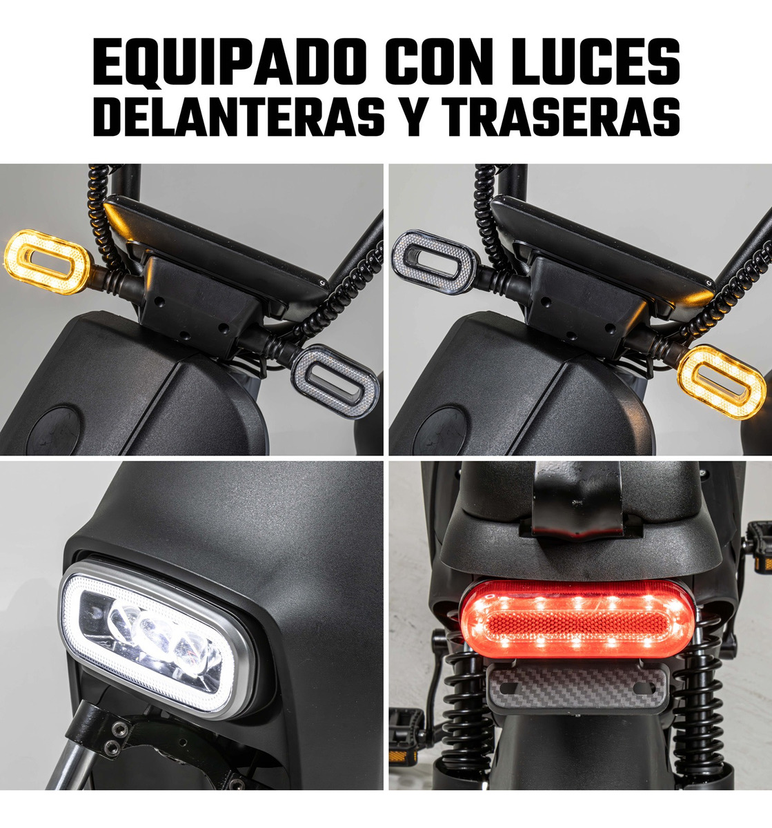 Bicicleta Electrica Scooter 35km/h Autonomia 100km 3 Vel 12v