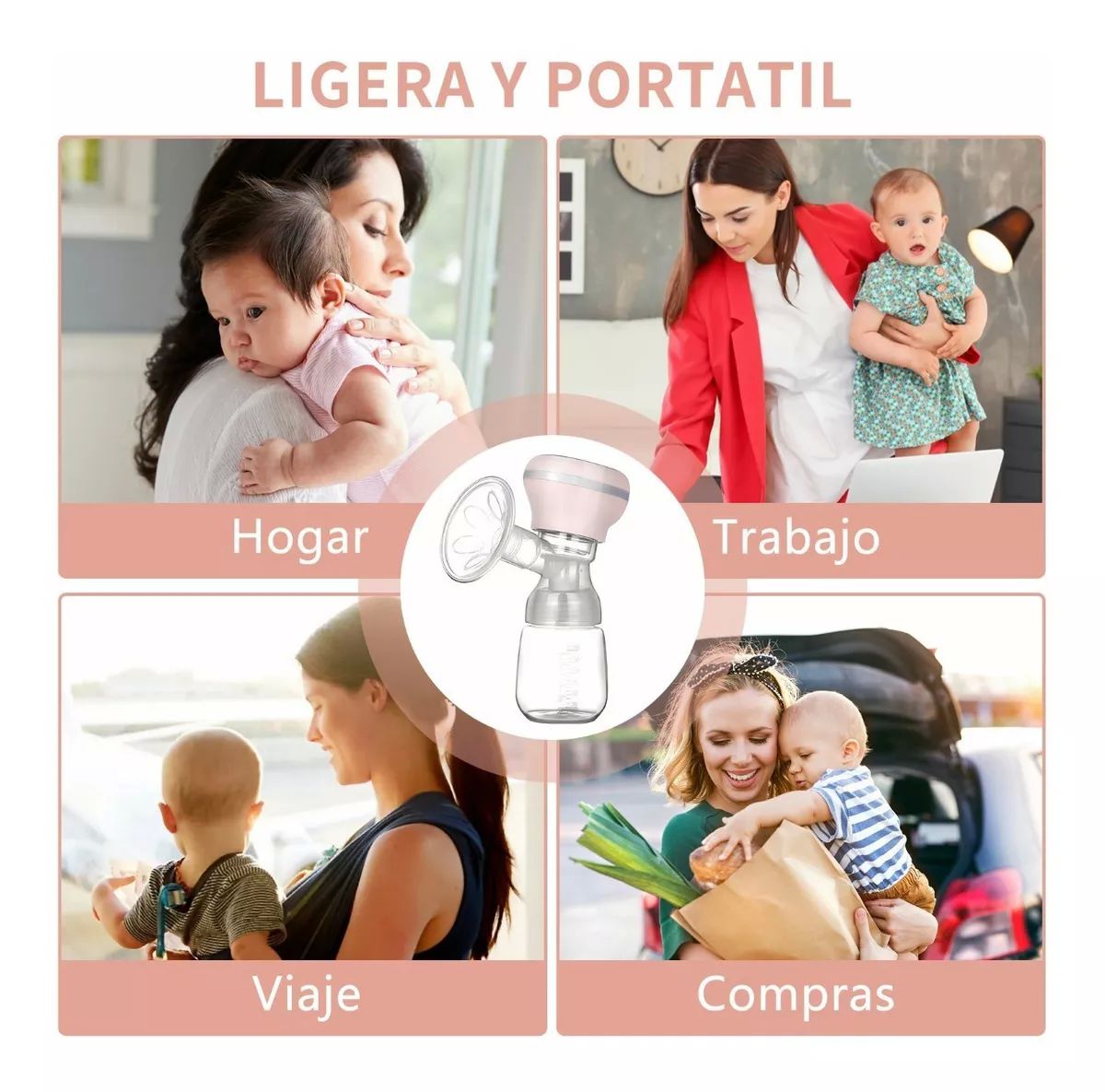 Extractor De Leche Eléctrico Portáti Inalambrico Lactancia