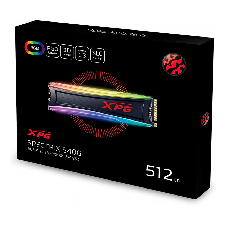 SSD XPG Spectrix S40G, 512GB, PCI Express 3.0, M.2