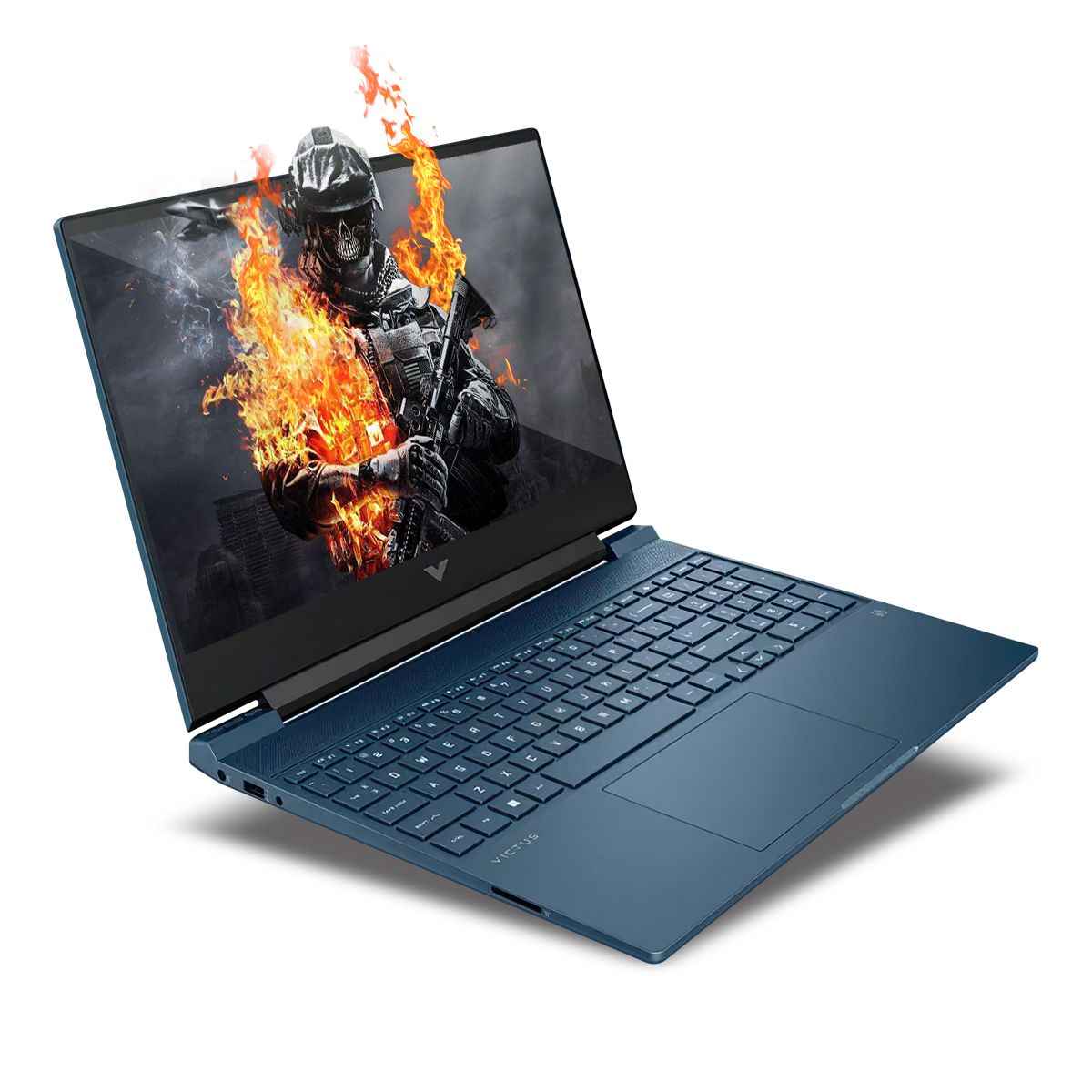 Laptop Gamer HP Victus Gaming 15-fa1093dx Intel CI5 8GB 512GB ssd 15.6Pulg fhd NVIDIA Geforce rtx-3050 6GB W11H Blue