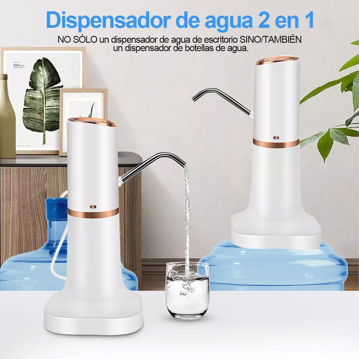 Dispensador De Agua Electrico Bomba De Agua Para Mesa,balde