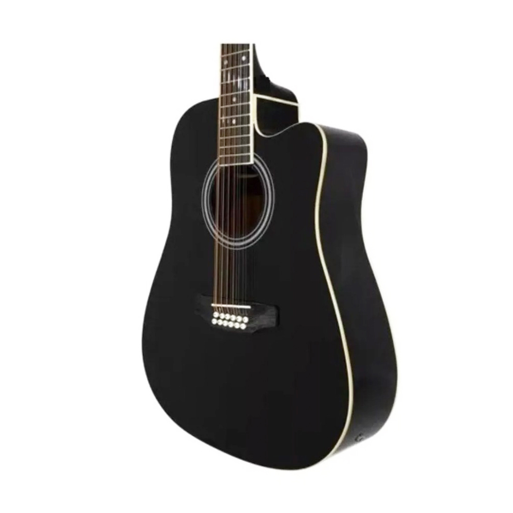 Docerola Electroacústica Segovia Texana Negro Brillante