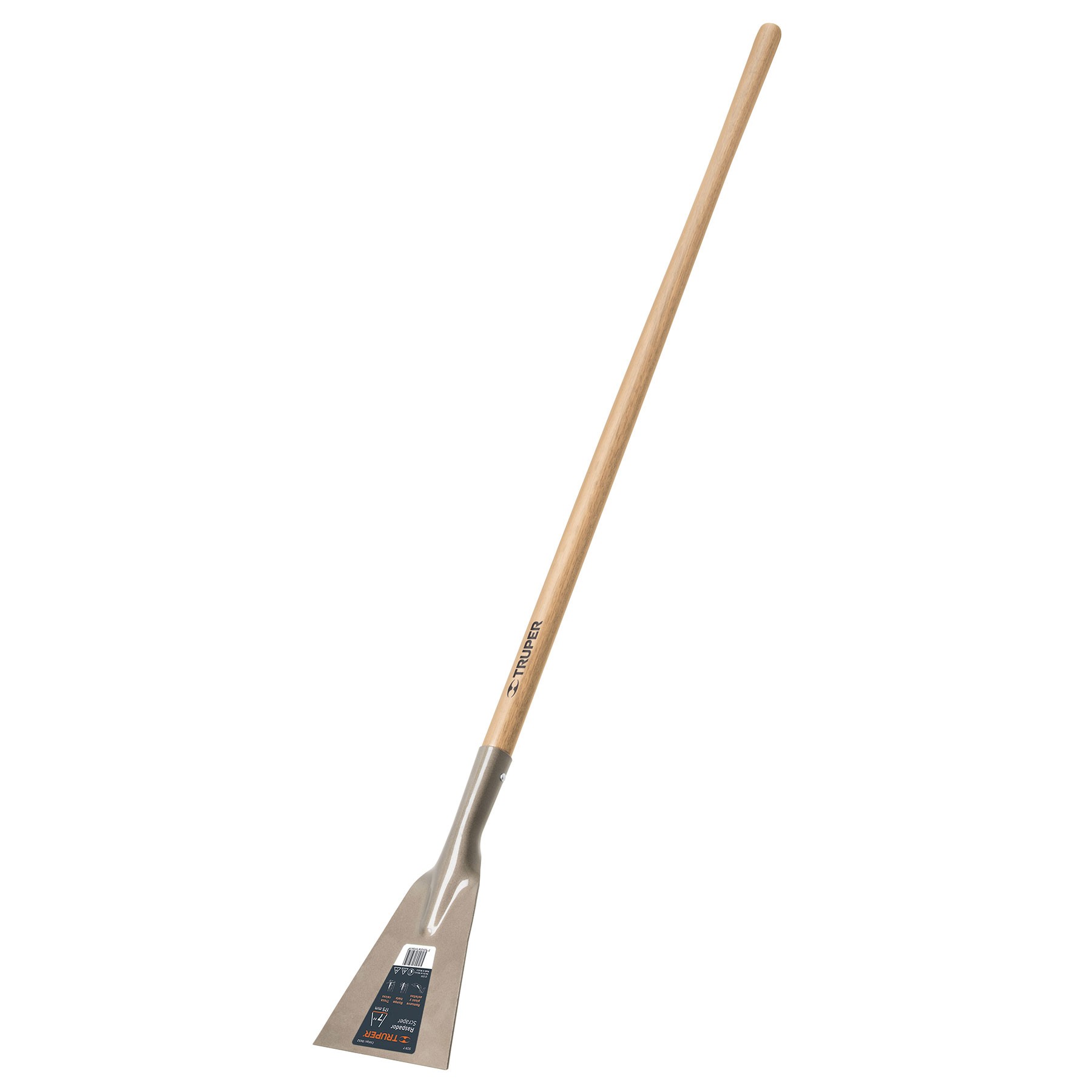 RASPADOR 7" CON MANGO LARGO DE 54", TRUPER 18652