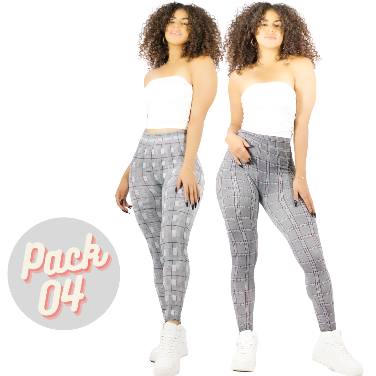 Set De 2 Mallas Deportivas O Casual Mujer Mallones Leggins