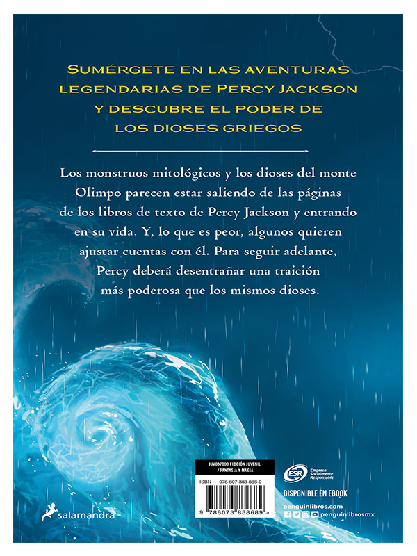 El Ladrón Del Rayo / Percy Jackson Y Los Dioses Del Olimpo / Vol. 1 Autor Riordan, Rick
