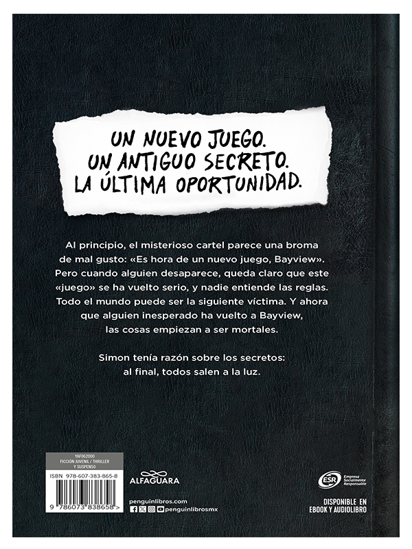 Alguien ha vuelto (Alguien está mintiendo 3) Autor Karen M. Mcmanus