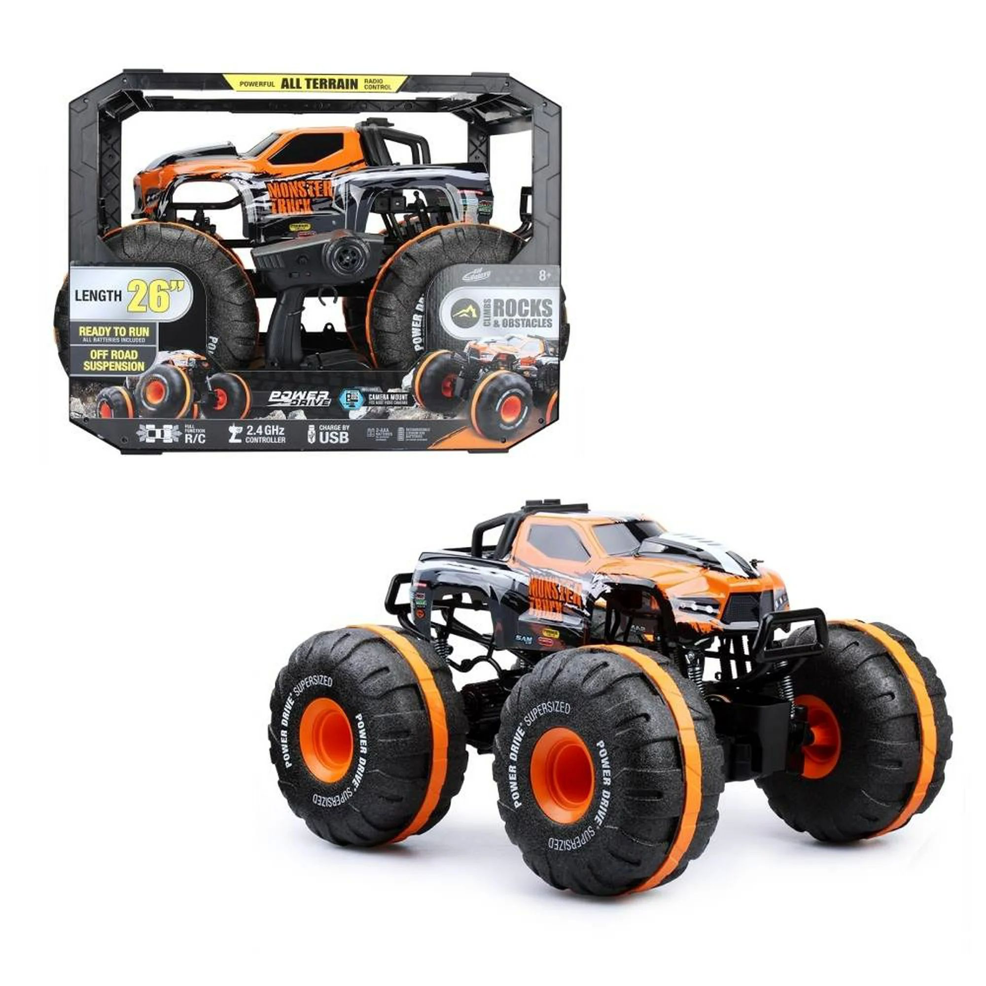 Vehiculo Radio Control Adventure Force Mega Todoterreno