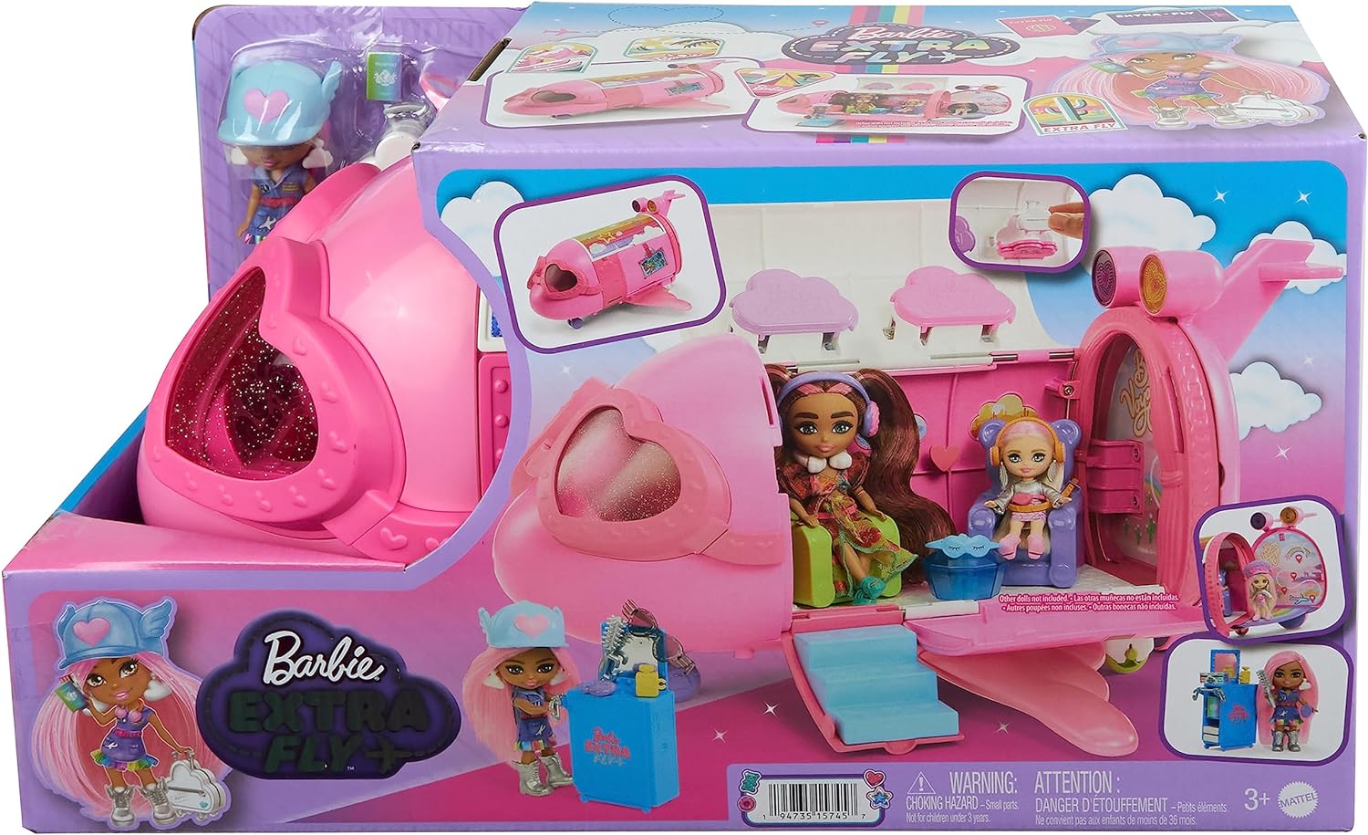 Avión Barbie Extra Fly Set