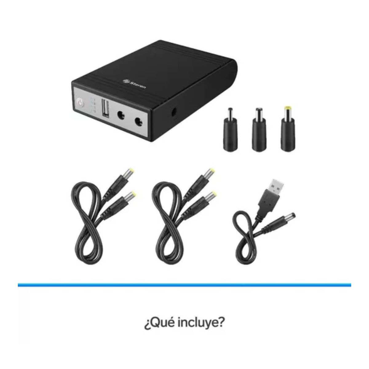 Mini No Break (ups) Para Módem 390 Min De Respaldo 8 800 Mah Negro